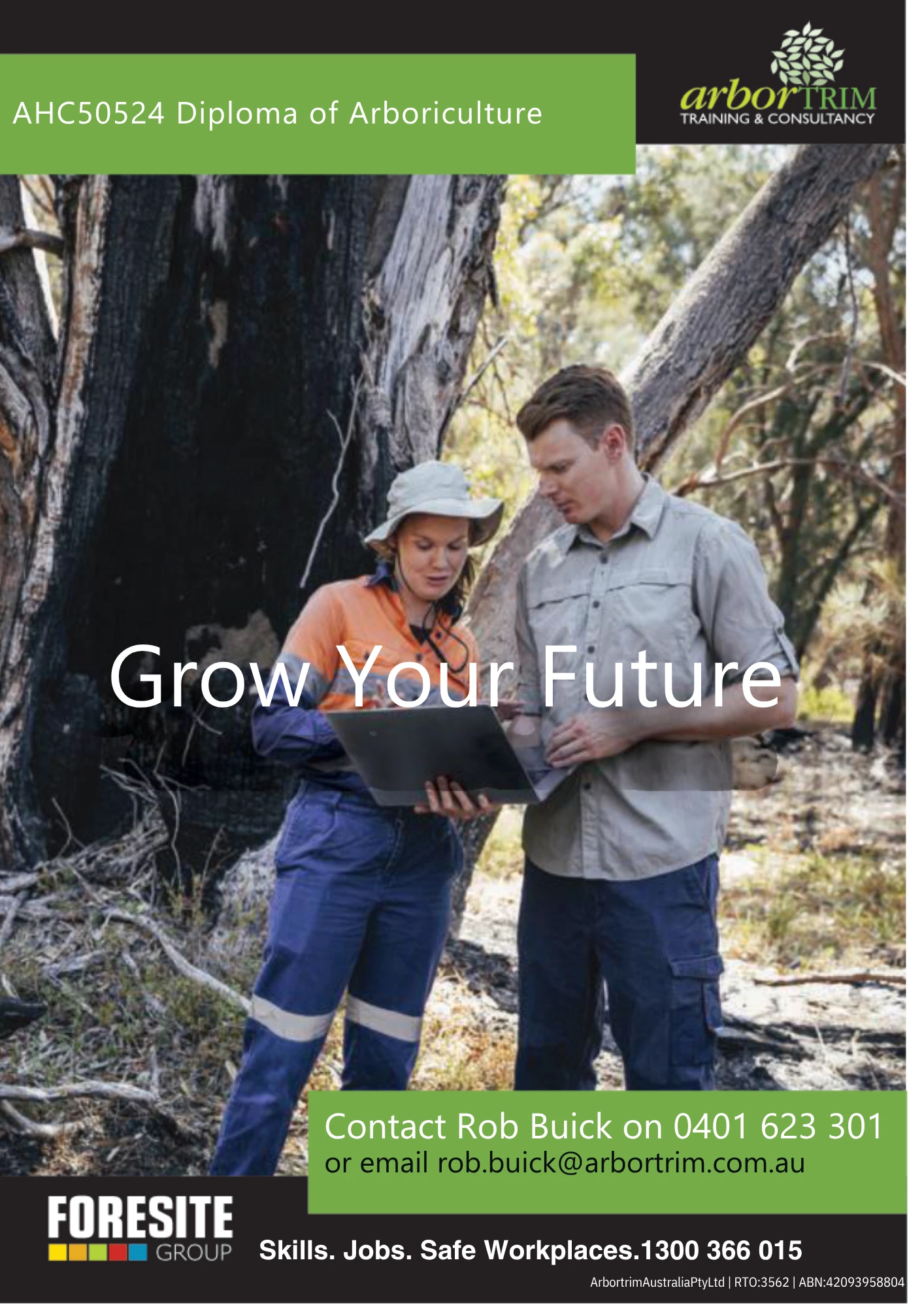 AHC50524 - Diploma of Arboriculture Brochure_THUMBNAIL